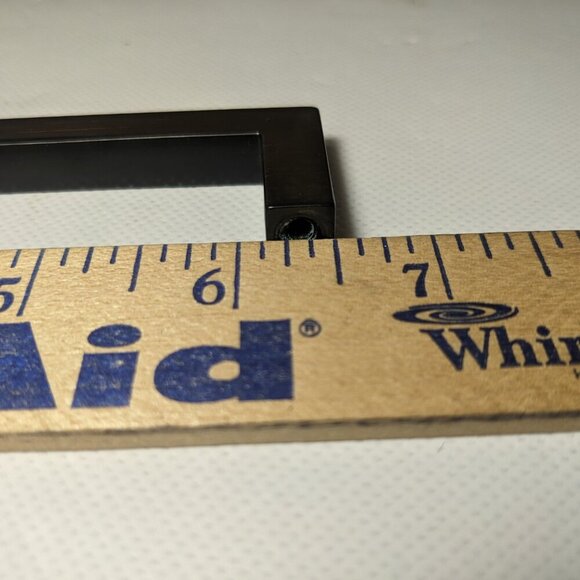 NEW- Set of 10 - Tunny Square Cabinet Handles - Oil Rubbed Bronze Finish - 6.3" - Picture 10 of 13